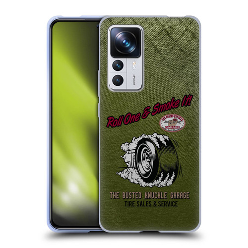 Busted Knuckle Garage Graphics Tire Soft Gel Case for Xiaomi 12T Pro
