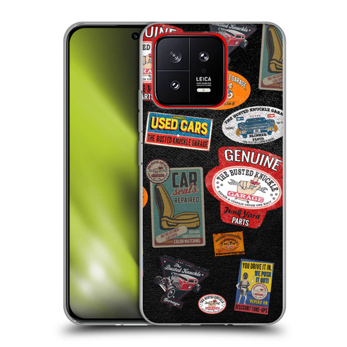 Busted Knuckle Garage Graphics Patches Soft Gel Case for Xiaomi 13 5G