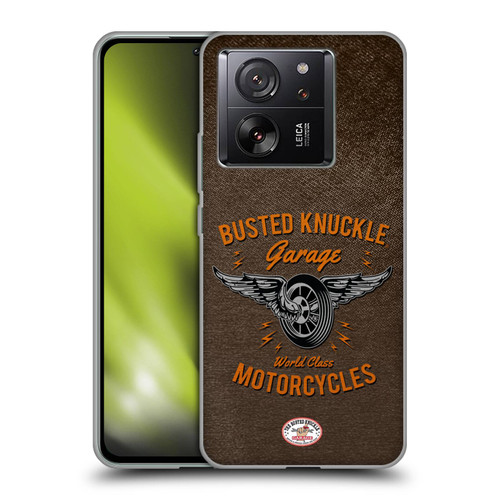 Busted Knuckle Garage Graphics Motorcycles Soft Gel Case for Xiaomi 13T 5G / 13T Pro 5G