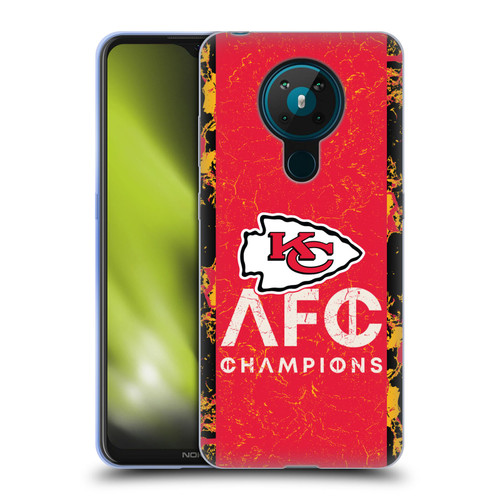 NFL 2024 Division Champions AFC Champ Chiefs Soft Gel Case for Nokia 5.3