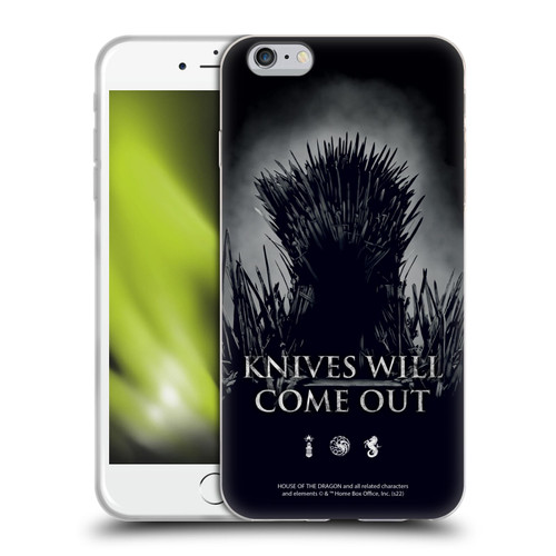House Of The Dragon: Television Series Art Knives Will Come Out Soft Gel Case for Apple iPhone 6 Plus / iPhone 6s Plus