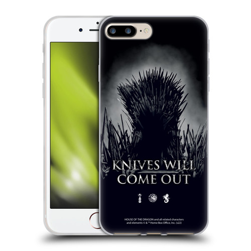 House Of The Dragon: Television Series Art Knives Will Come Out Soft Gel Case for Apple iPhone 7 Plus / 8 Plus & MagSafe