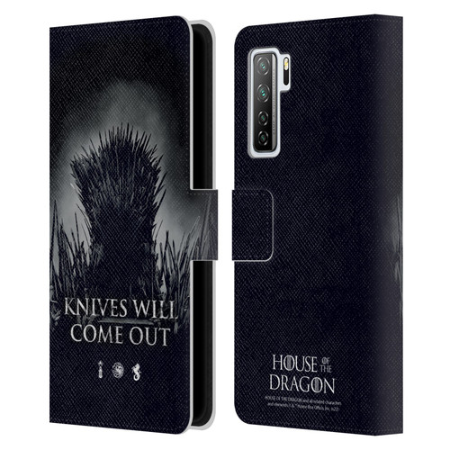 House Of The Dragon: Television Series Art Knives Will Come Out Leather Book Wallet Case Cover For Huawei Nova 7 SE/P40 Lite 5G