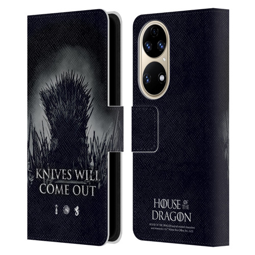 House Of The Dragon: Television Series Art Knives Will Come Out Leather Book Wallet Case Cover For Huawei P50