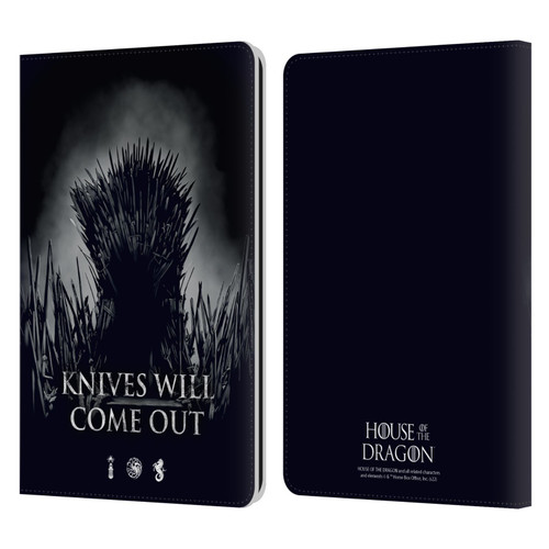 House Of The Dragon: Television Series Art Knives Will Come Out Leather Book Wallet Case Cover For Amazon Kindle Paperwhite 1 / 2 / 3