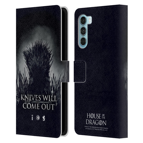 House Of The Dragon: Television Series Art Knives Will Come Out Leather Book Wallet Case Cover For Motorola Edge S30 / Moto G200 5G