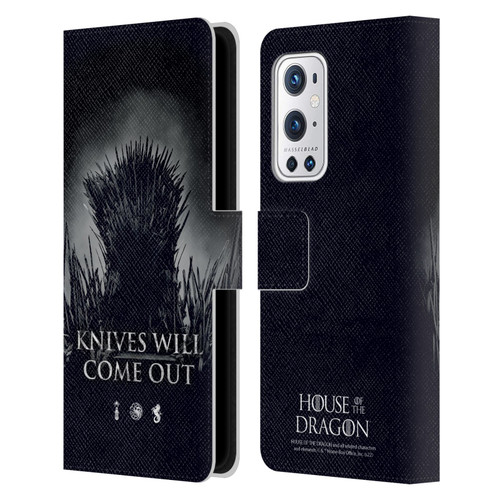 House Of The Dragon: Television Series Art Knives Will Come Out Leather Book Wallet Case Cover For OnePlus 9 Pro