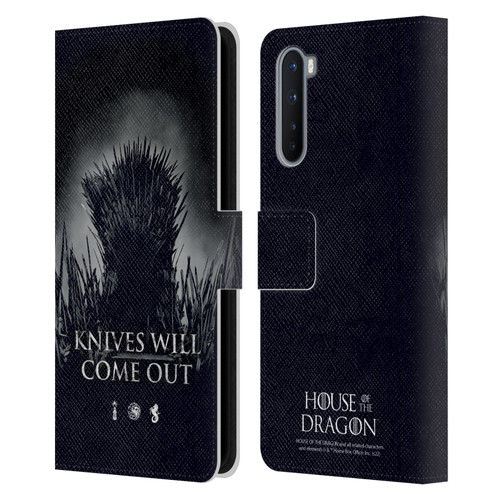 House Of The Dragon: Television Series Art Knives Will Come Out Leather Book Wallet Case Cover For OnePlus Nord 5G