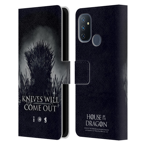 House Of The Dragon: Television Series Art Knives Will Come Out Leather Book Wallet Case Cover For OnePlus Nord N100