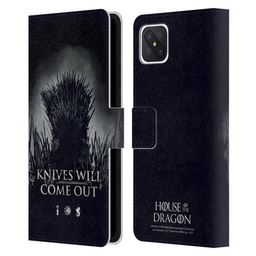 House Of The Dragon: Television Series Art Knives Will Come Out Leather Book Wallet Case Cover For OPPO Reno4 Z 5G