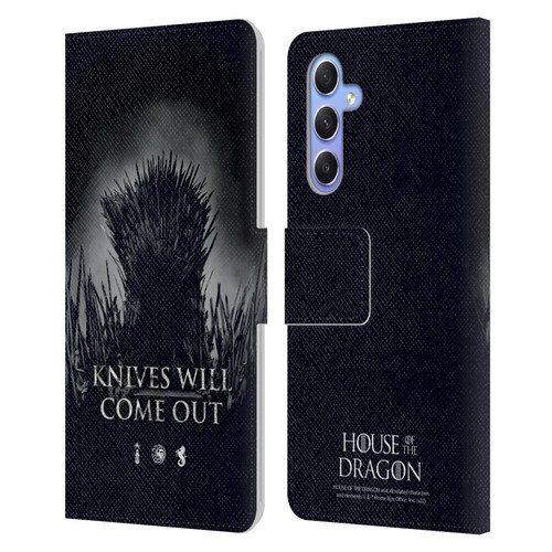 House Of The Dragon: Television Series Art Knives Will Come Out Leather Book Wallet Case Cover For Samsung Galaxy A34 5G