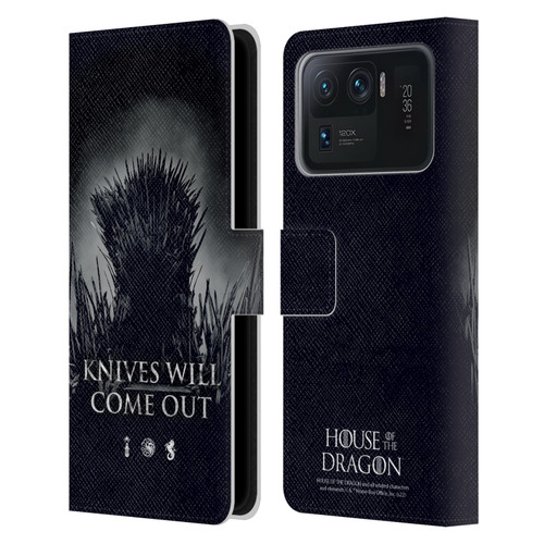 House Of The Dragon: Television Series Art Knives Will Come Out Leather Book Wallet Case Cover For Xiaomi Mi 11 Ultra