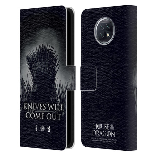 House Of The Dragon: Television Series Art Knives Will Come Out Leather Book Wallet Case Cover For Xiaomi Redmi Note 9T 5G
