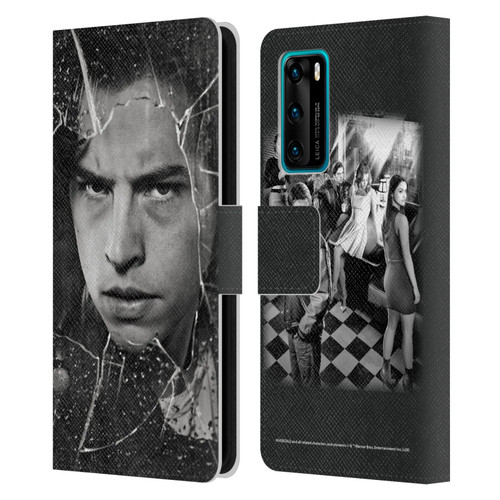 Riverdale Broken Glass Portraits Jughead Jones Leather Book Wallet Case Cover For Huawei P40 5G