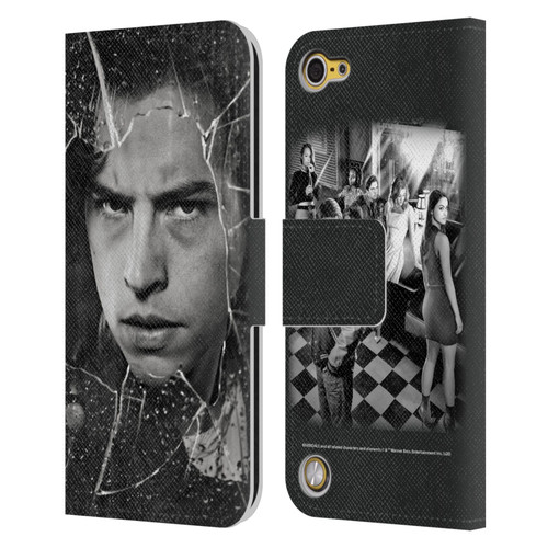 Riverdale Broken Glass Portraits Jughead Jones Leather Book Wallet Case Cover For Apple iPod Touch 5G 5th Gen