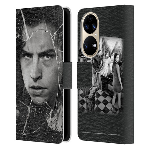 Riverdale Broken Glass Portraits Jughead Jones Leather Book Wallet Case Cover For Huawei P50
