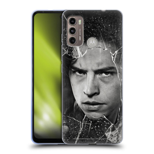 Riverdale Broken Glass Portraits Jughead Jones Soft Gel Case for Motorola Moto G60 / Moto G40 Fusion