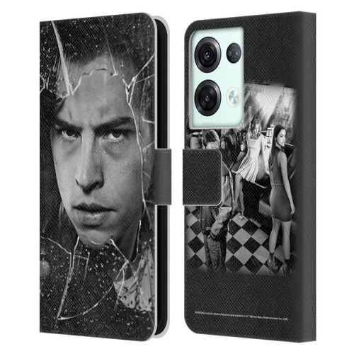Riverdale Broken Glass Portraits Jughead Jones Leather Book Wallet Case Cover For OPPO Reno8 Pro