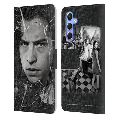 Riverdale Broken Glass Portraits Jughead Jones Leather Book Wallet Case Cover For Samsung Galaxy A34 5G