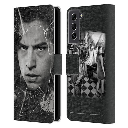 Riverdale Broken Glass Portraits Jughead Jones Leather Book Wallet Case Cover For Samsung Galaxy S21 FE 5G