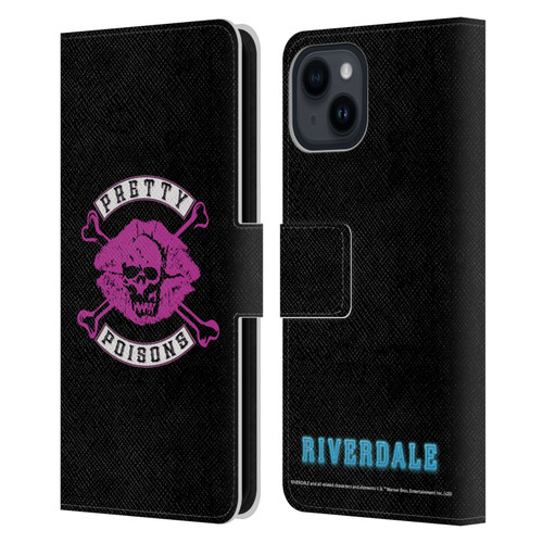 Riverdale Graphic Art Pretty Poisons Leather Book Wallet Case Cover For Apple iPhone 15