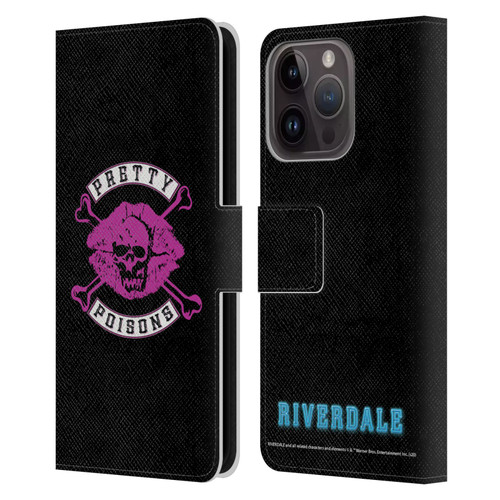 Riverdale Graphic Art Pretty Poisons Leather Book Wallet Case Cover For Apple iPhone 15 Pro