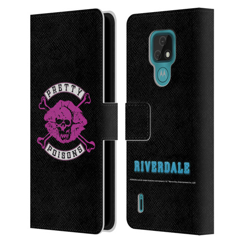 Riverdale Graphic Art Pretty Poisons Leather Book Wallet Case Cover For Motorola Moto E7