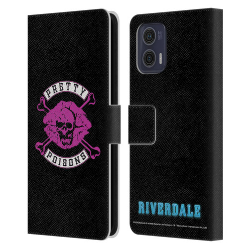 Riverdale Graphic Art Pretty Poisons Leather Book Wallet Case Cover For Motorola Moto G73 5G