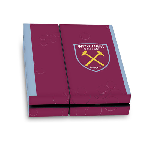 West Ham United FC 2023/24 Crest Kit Home Vinyl Sticker Skin Decal Cover for Sony PS4 Console