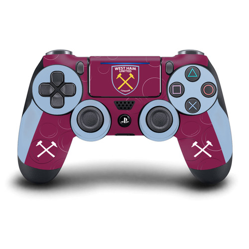 West Ham United FC 2023/24 Crest Kit Home Vinyl Sticker Skin Decal Cover for Sony DualShock 4 Controller