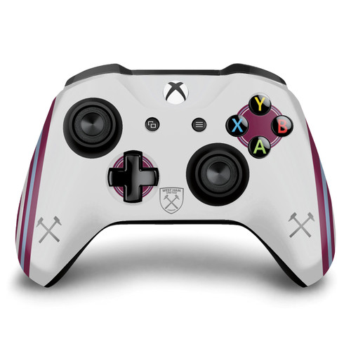 West Ham United FC 2023/24 Crest Kit Away Vinyl Sticker Skin Decal Cover for Microsoft Xbox One S / X Controller