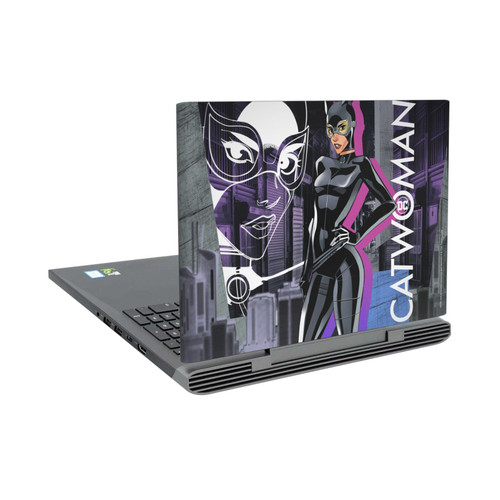 DC Women Core Compositions Catwoman Vinyl Sticker Skin Decal Cover for Dell Inspiron 15 7000 P65F