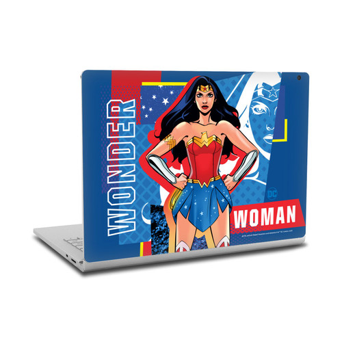 DC Women Core Compositions Wonder Woman Vinyl Sticker Skin Decal Cover for Microsoft Surface Book 2