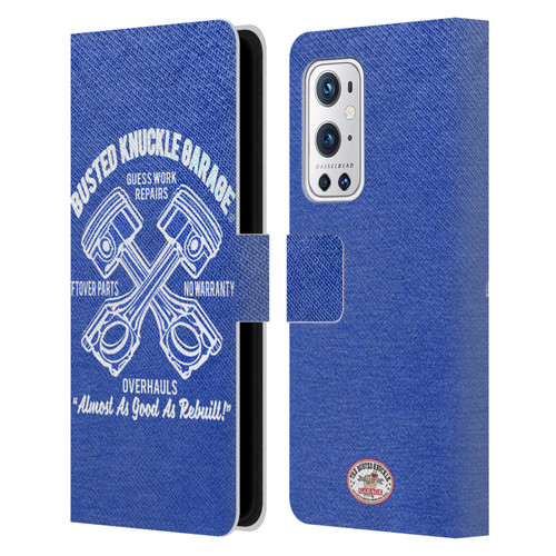 Busted Knuckle Garage Graphics Overhauls Leather Book Wallet Case Cover For OnePlus 9 Pro