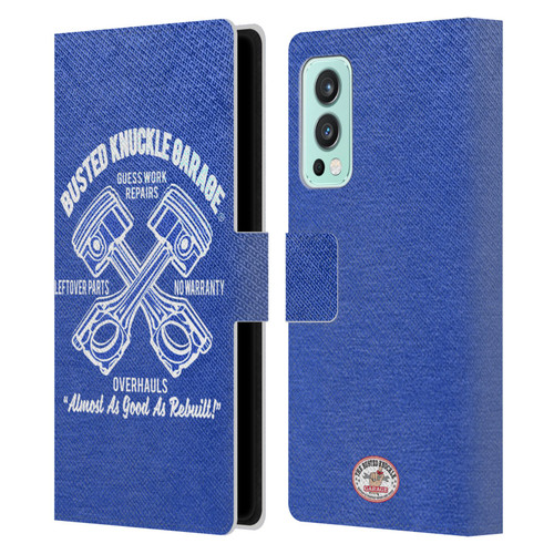 Busted Knuckle Garage Graphics Overhauls Leather Book Wallet Case Cover For OnePlus Nord 2 5G