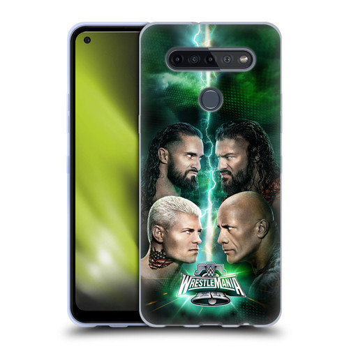 WWE Wrestlemania 40 Key Art Poster Soft Gel Case for LG K51S