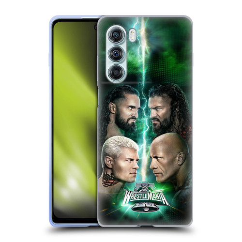 WWE Wrestlemania 40 Key Art Poster Soft Gel Case for Motorola Edge S30 / Moto G200 5G