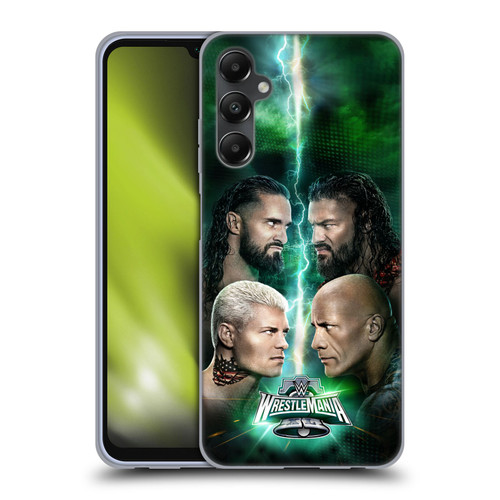 WWE Wrestlemania 40 Key Art Poster Soft Gel Case for Samsung Galaxy A05s
