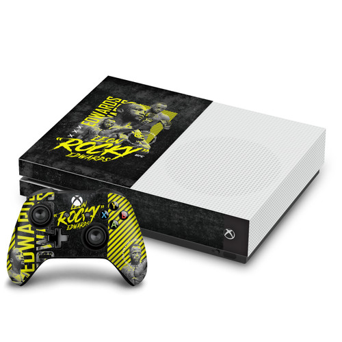 UFC Leon Edwards Typography Vinyl Sticker Skin Decal Cover for Microsoft One S Console & Controller