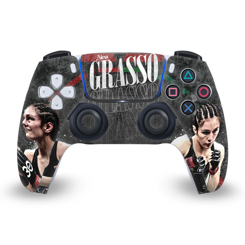 UFC Alexa Grasso Distressed Vinyl Sticker Skin Decal Cover for Sony PS5 Sony DualSense Controller