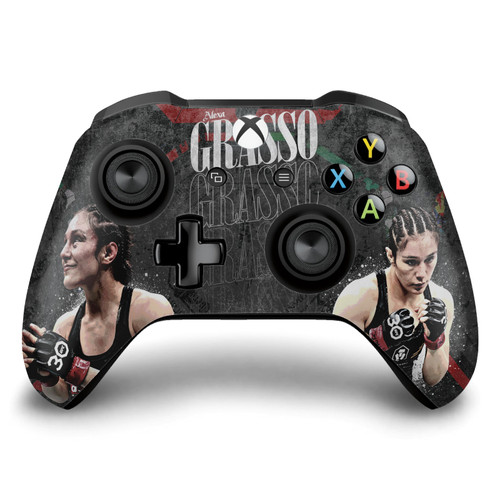 UFC Alexa Grasso Distressed Vinyl Sticker Skin Decal Cover for Microsoft Xbox One S / X Controller