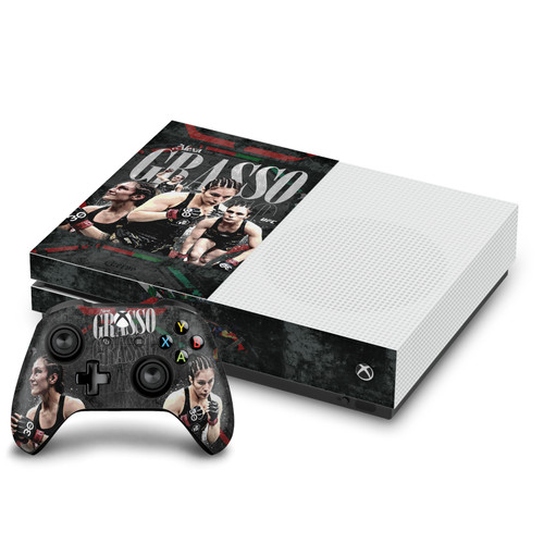UFC Alexa Grasso Distressed Vinyl Sticker Skin Decal Cover for Microsoft One S Console & Controller