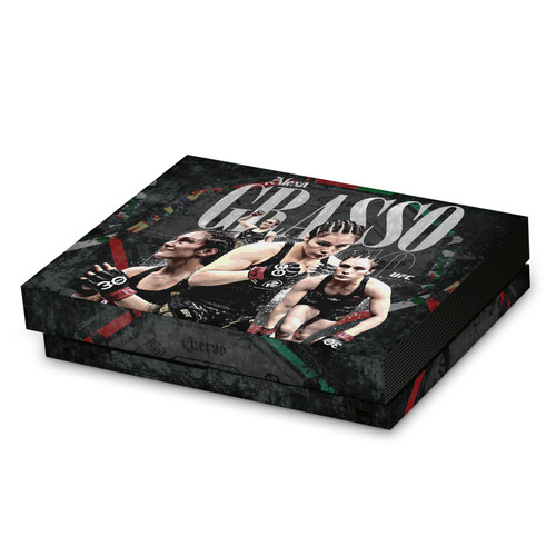 UFC Alexa Grasso Distressed Vinyl Sticker Skin Decal Cover for Microsoft Xbox One X Console