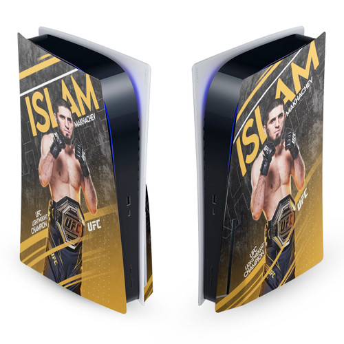 UFC Islam Makhachev Lightweight Champion Vinyl Sticker Skin Decal Cover for Sony PS5 Disc Edition Console