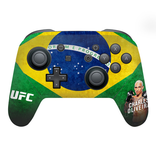 UFC Charles Oliveira Brazil Flag Vinyl Sticker Skin Decal Cover for Nintendo Switch Pro Controller