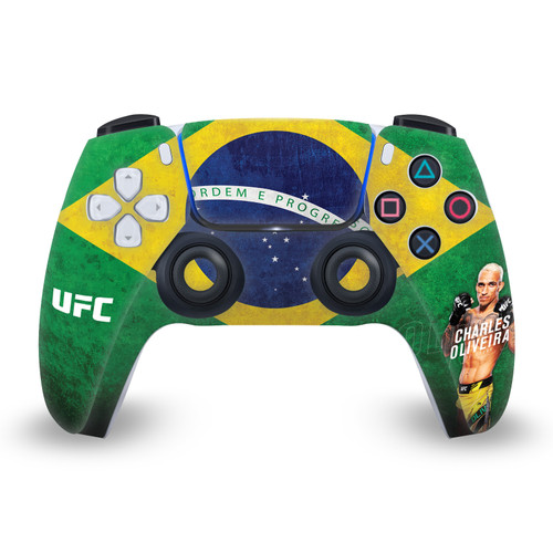 UFC Charles Oliveira Brazil Flag Vinyl Sticker Skin Decal Cover for Sony PS5 Sony DualSense Controller