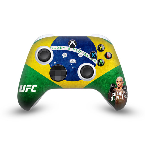 UFC Charles Oliveira Brazil Flag Vinyl Sticker Skin Decal Cover for Microsoft Xbox Series X / Series S Controller