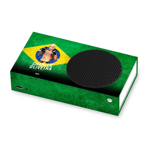 UFC Charles Oliveira Brazil Flag Vinyl Sticker Skin Decal Cover for Microsoft Xbox Series S Console