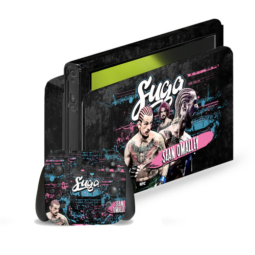 UFC Sean O'Malley Sugar Distressed Vinyl Sticker Skin Decal Cover for Nintendo Switch OLED Bundle