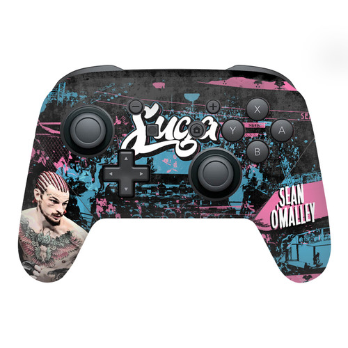 UFC Sean O'Malley Sugar Distressed Vinyl Sticker Skin Decal Cover for Nintendo Switch Pro Controller